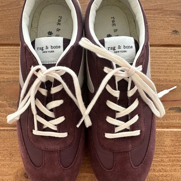 rag & bone Shoes - rag & bone Suede and Nylon Retro Runner Sneakers